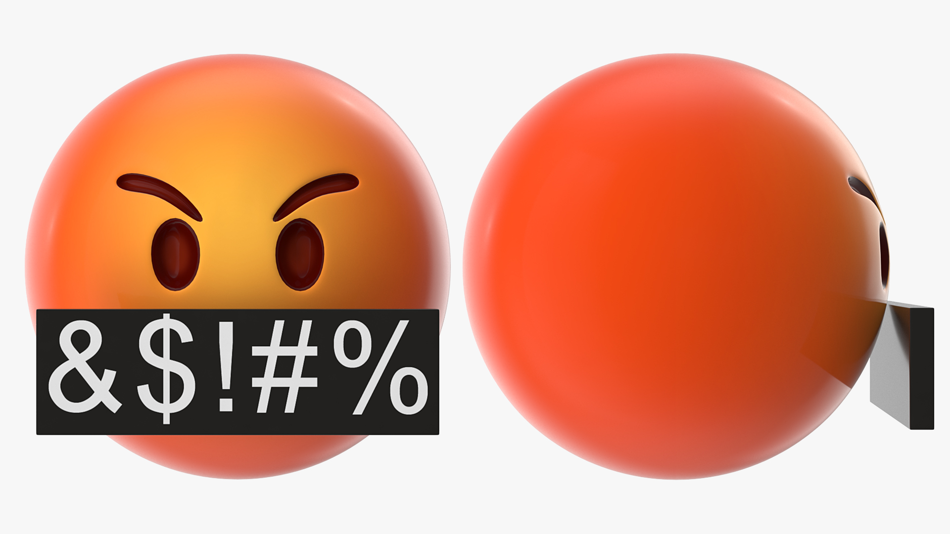 Mad Emoji 3D model