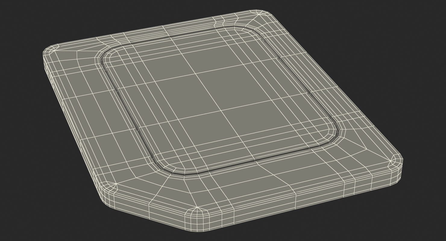 Micro SIM Card 3D model