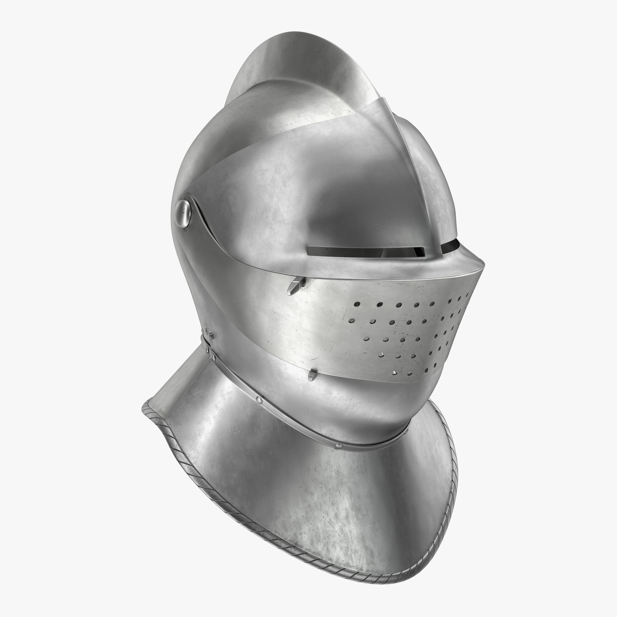 Armet Closed Helmet, view 3