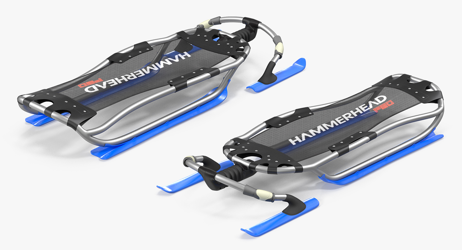 3D model Lying Snow Sled