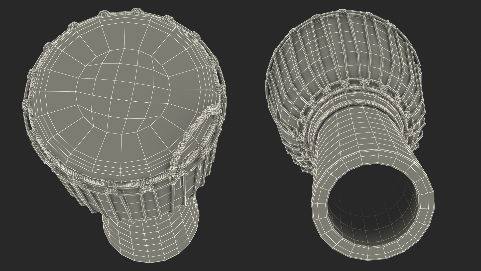 3D model Sawtooth Harmony Series Hand Djembe