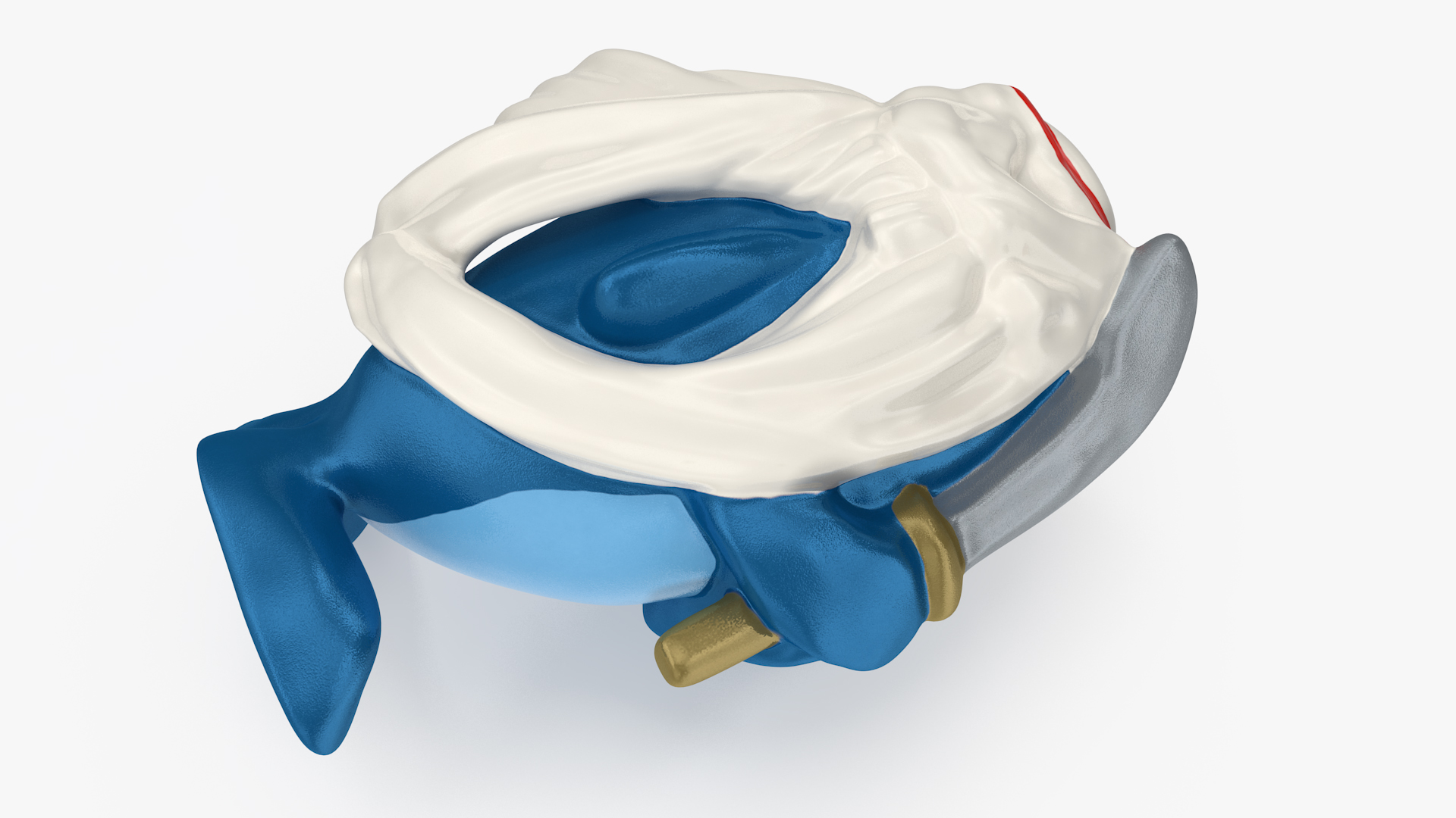3D Kinder Surprise Retro Shark Toy