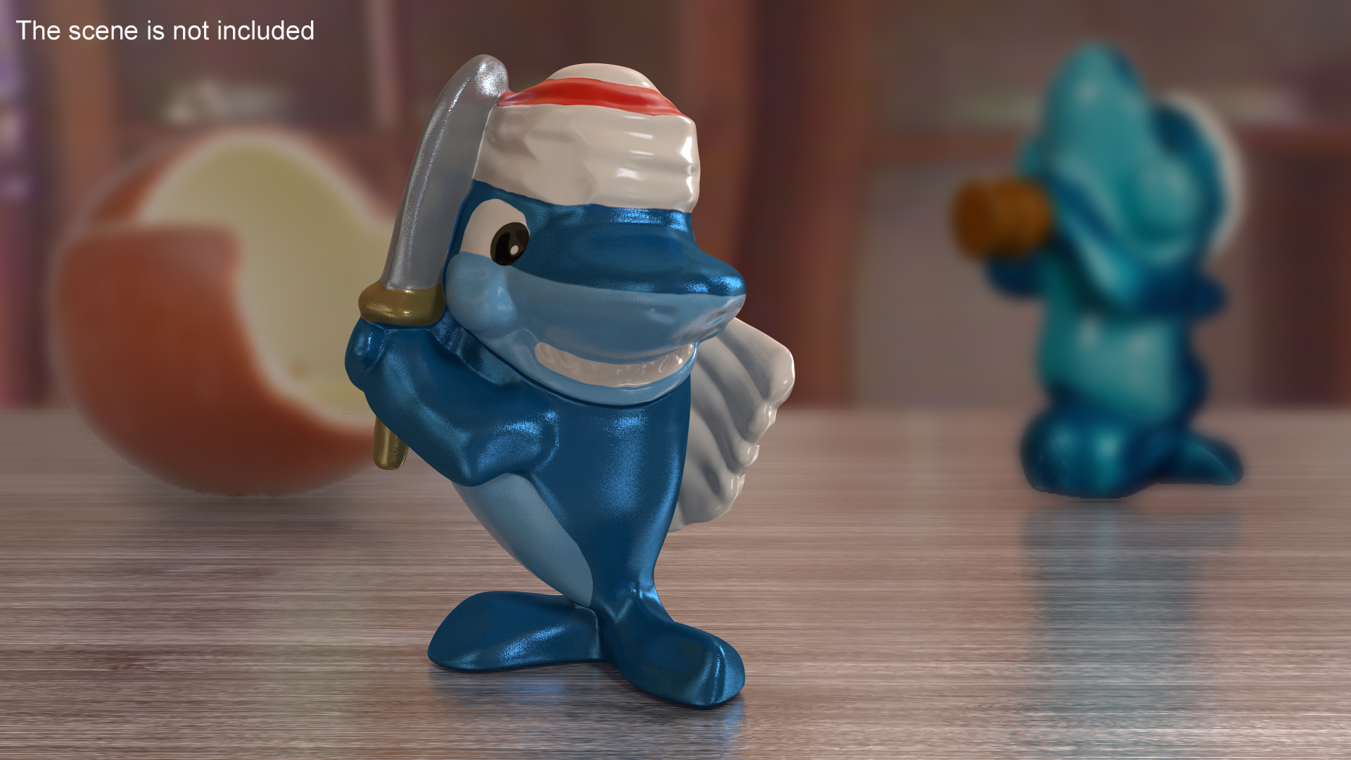 3D Kinder Surprise Retro Shark Toy