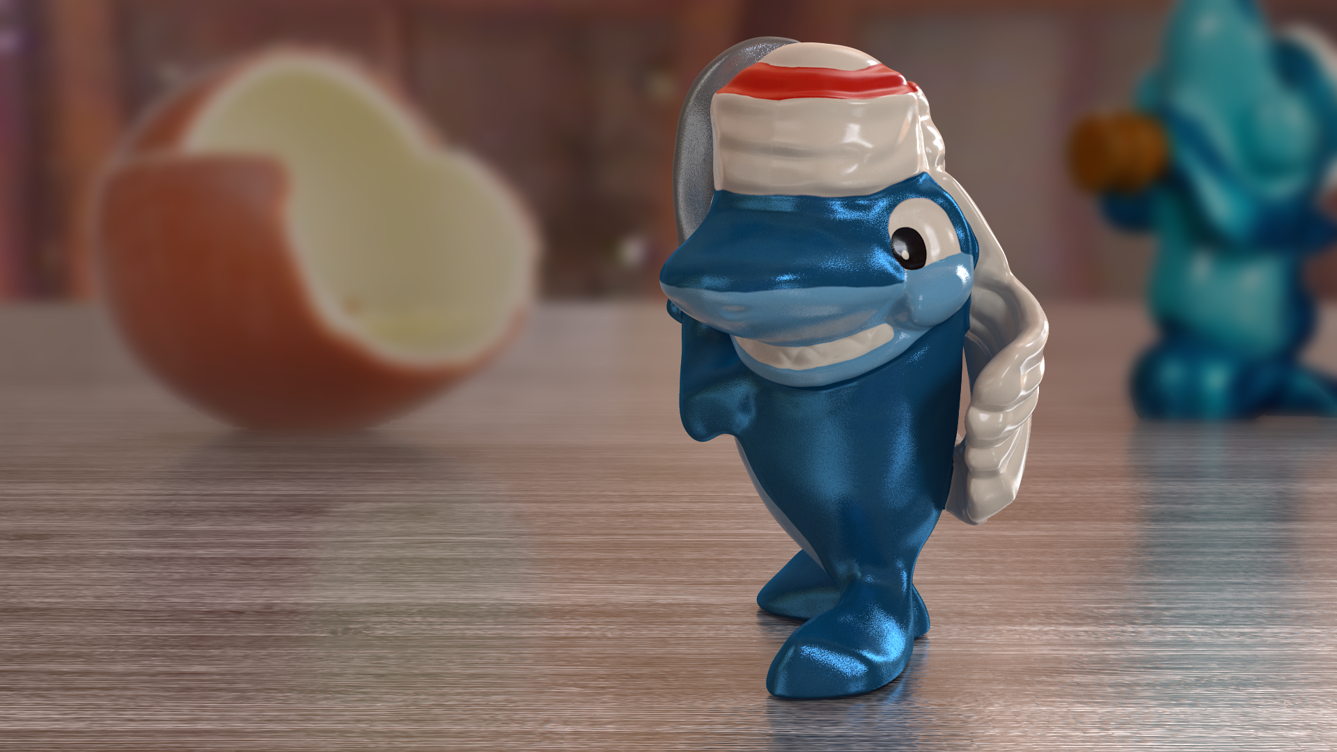 Kinder Surprise Retro Shark Toy, view 8