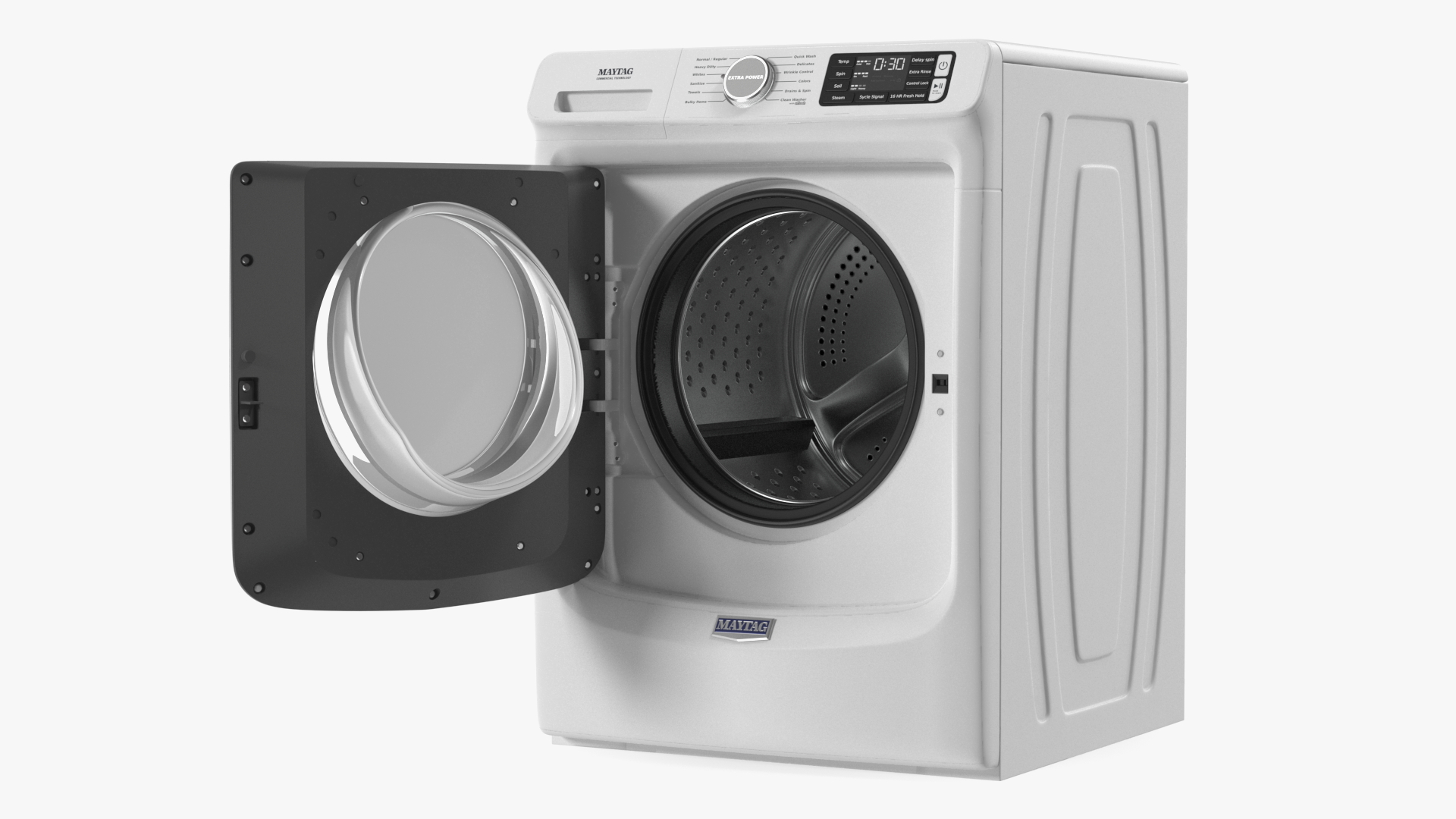 3D Washing Machine Maytag White model