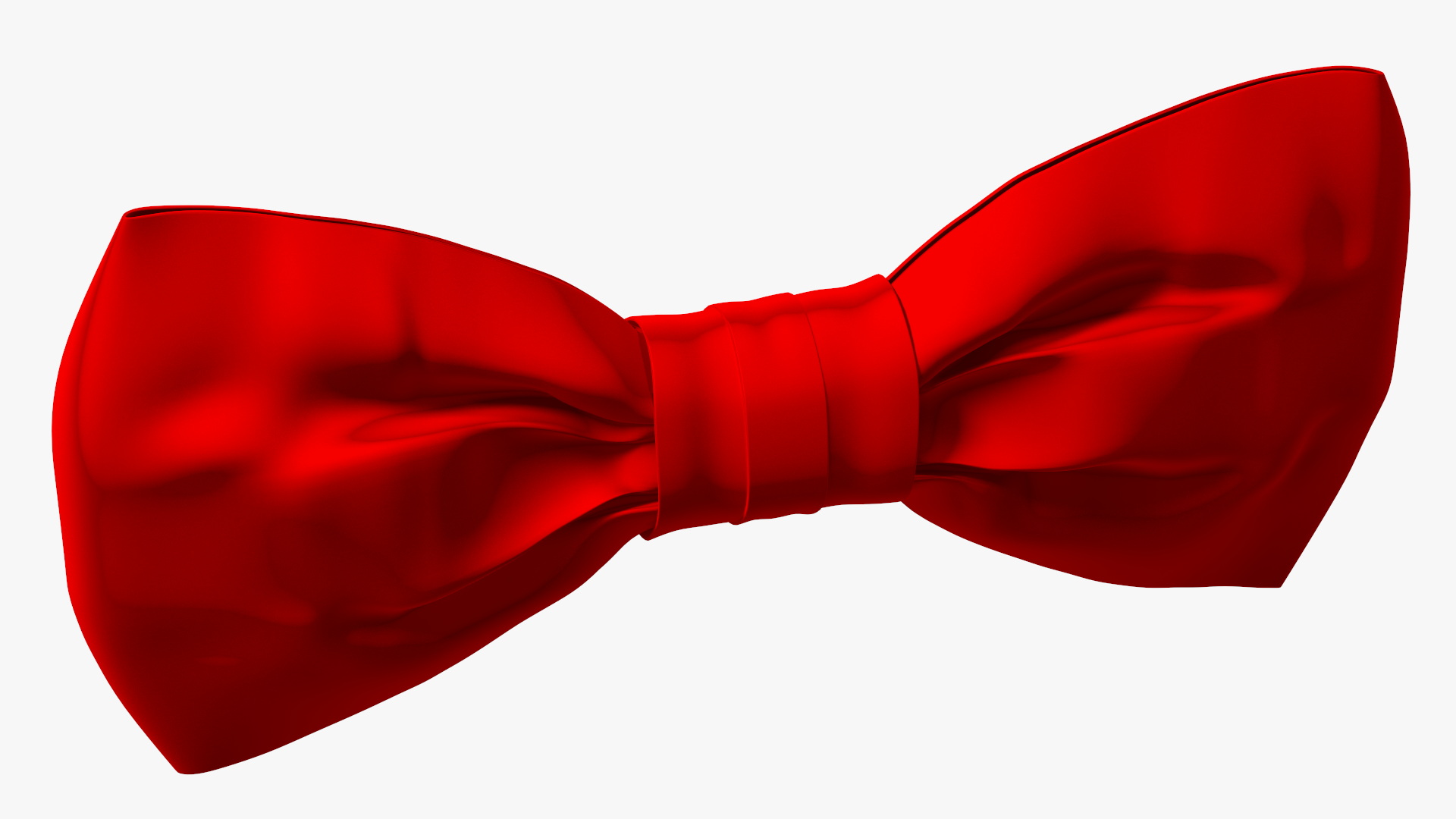 3D Red Bow Tie