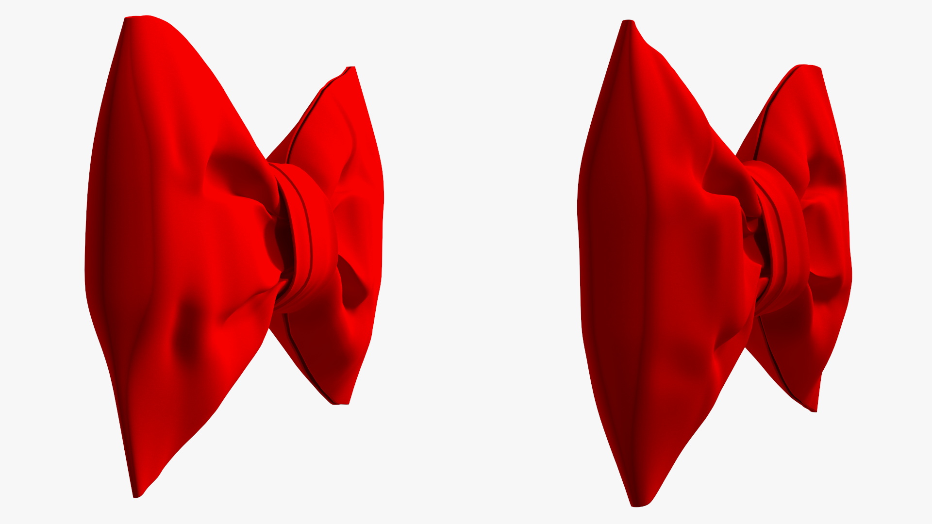 3D Red Bow Tie