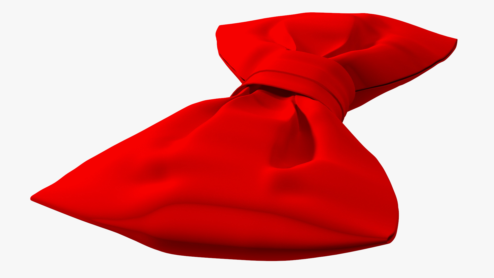 3D Red Bow Tie