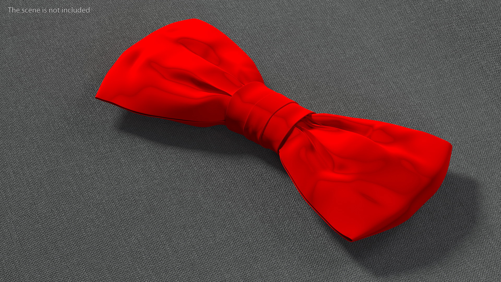 3D Red Bow Tie