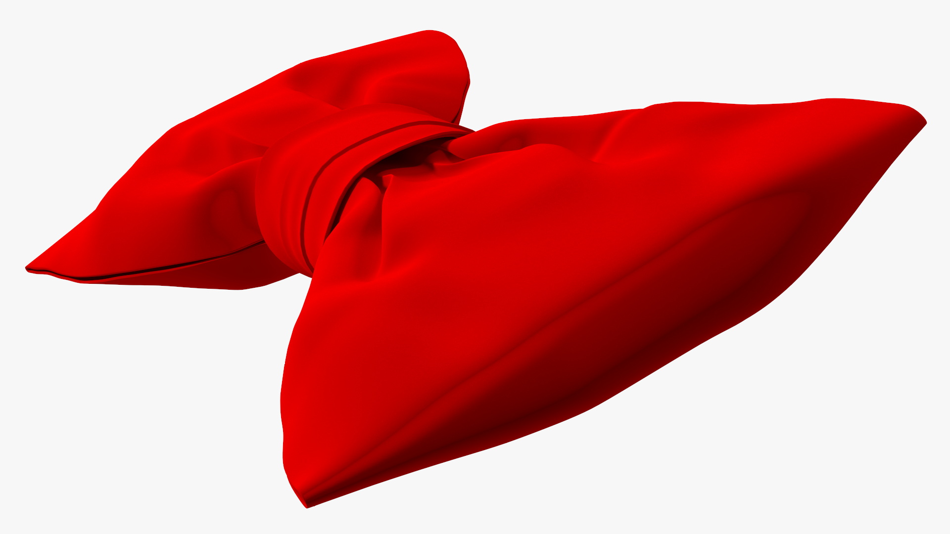 3D Red Bow Tie