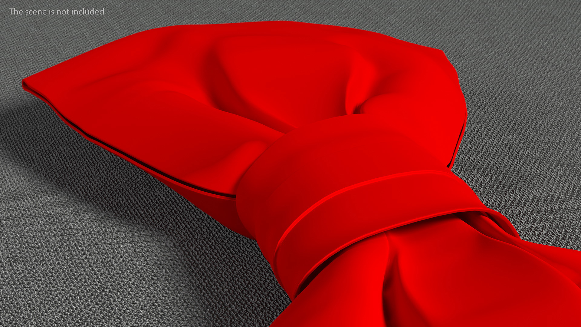 3D Red Bow Tie