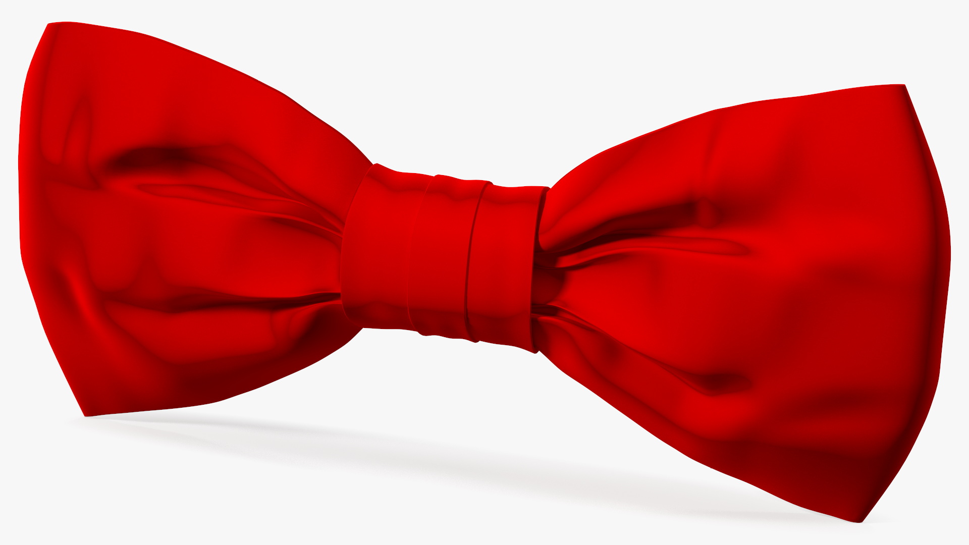 3D Red Bow Tie