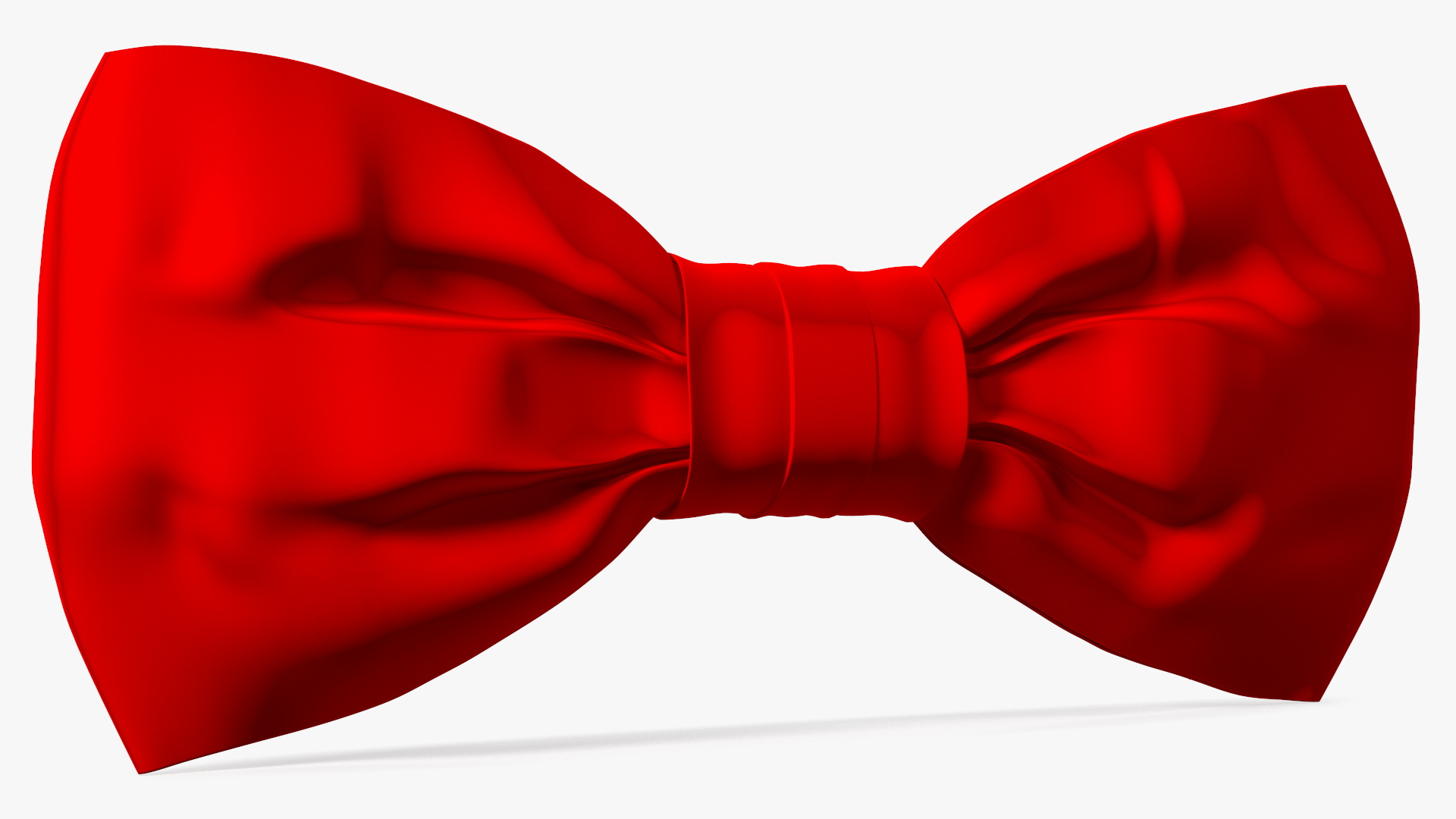 3D Red Bow Tie