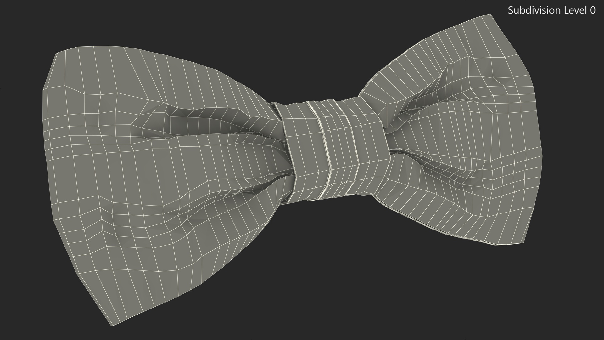 3D Red Bow Tie