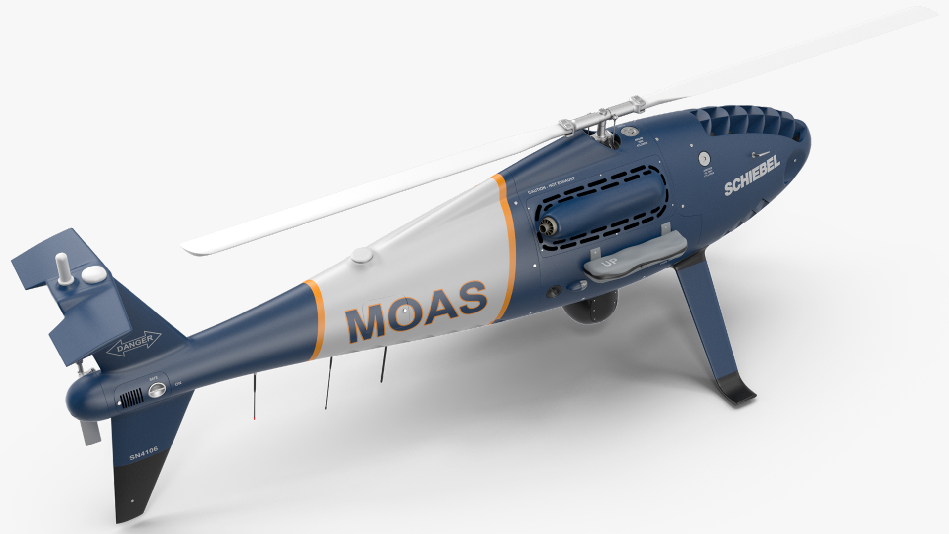 Schiebel Camcopter S100 UAV MOAS 3D
