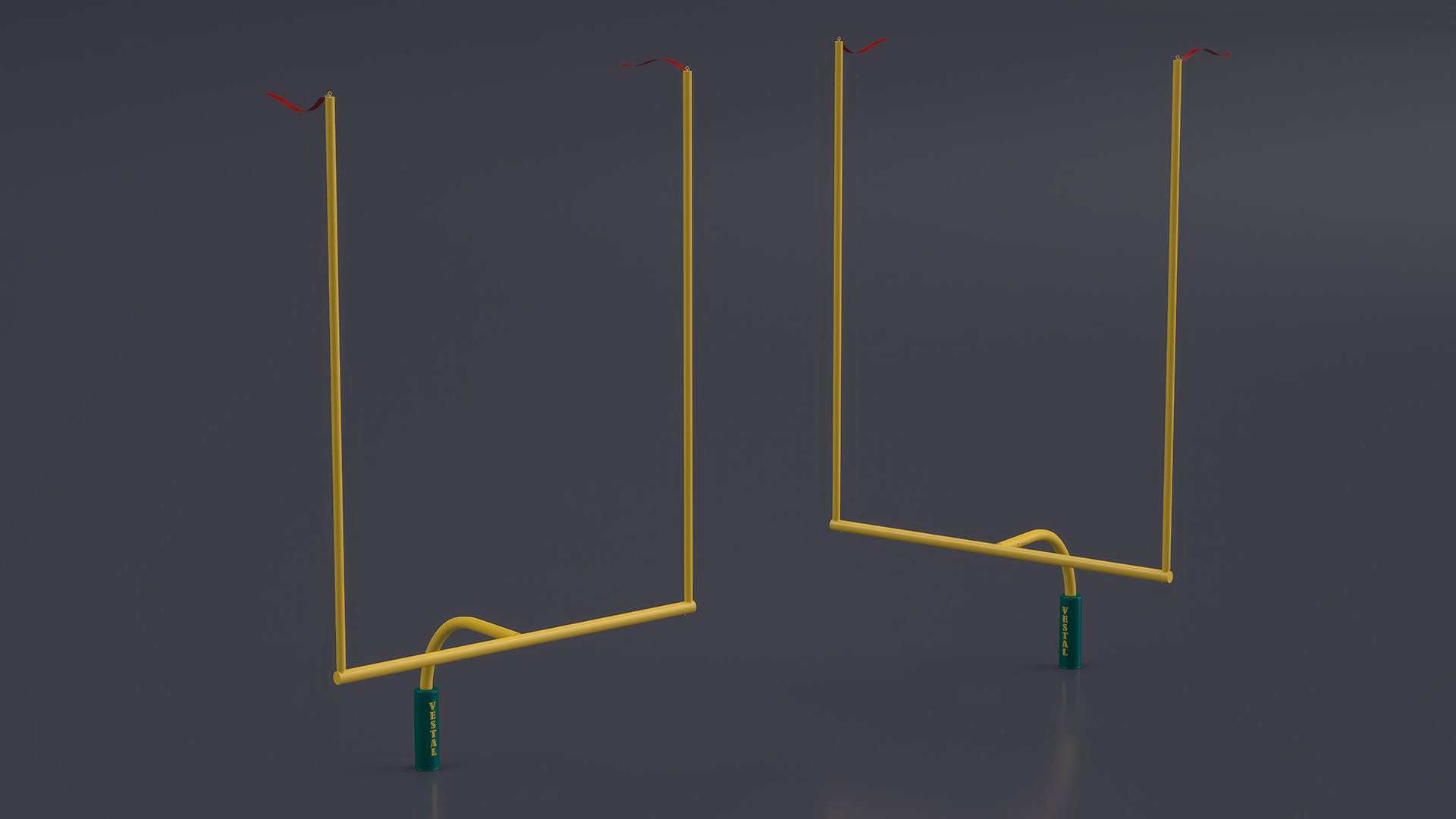 3D American Football Goal Posts model