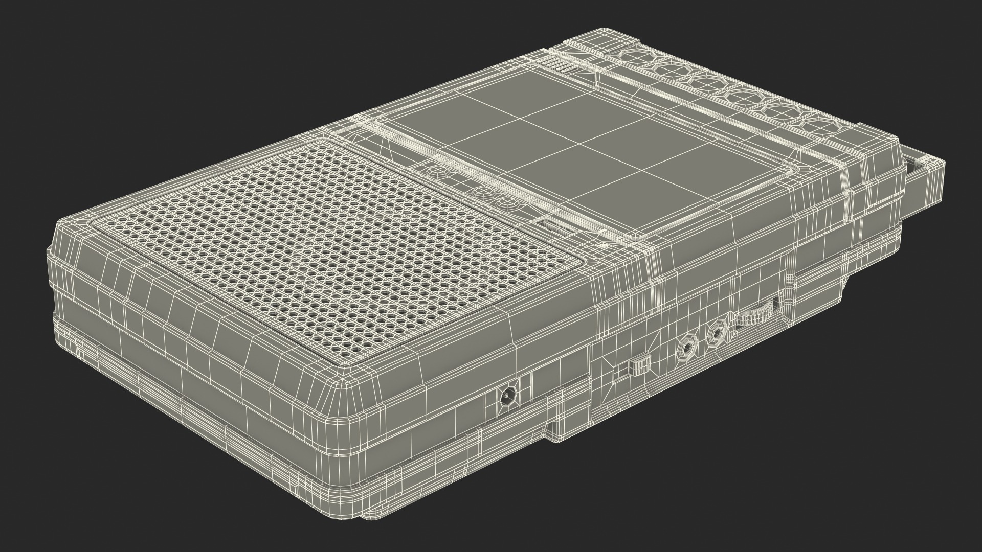 Electronic Tape Deck Recorder 3D model