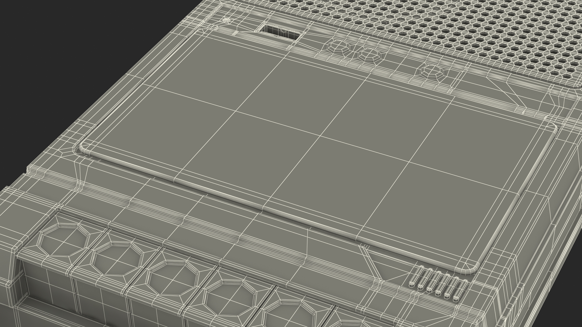 Electronic Tape Deck Recorder 3D model