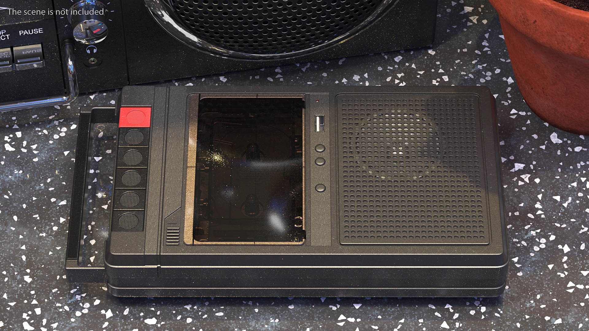 Electronic Tape Deck Recorder 3D model