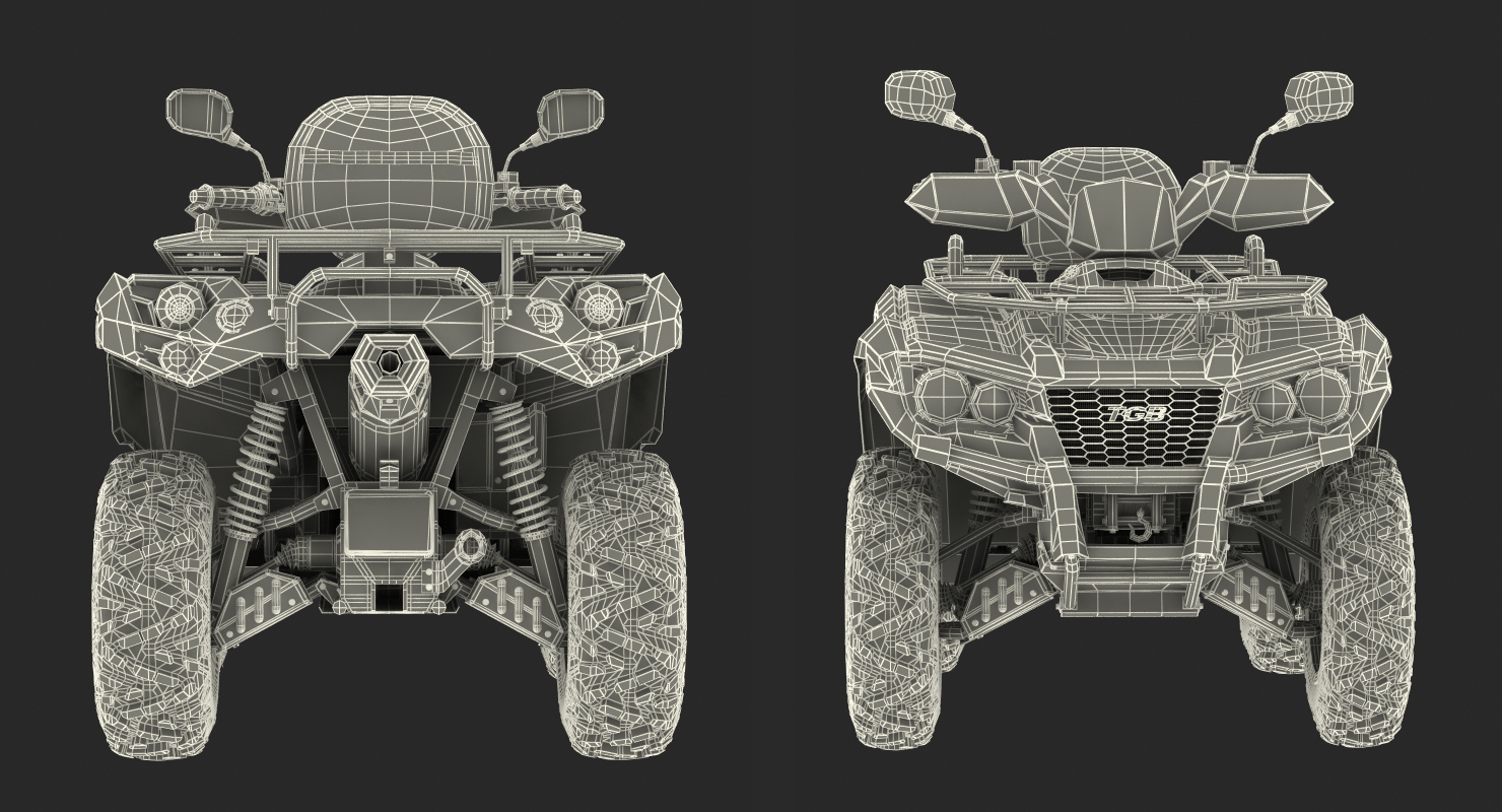 3D model Quad Bike TGB 1000 2016 Rigged