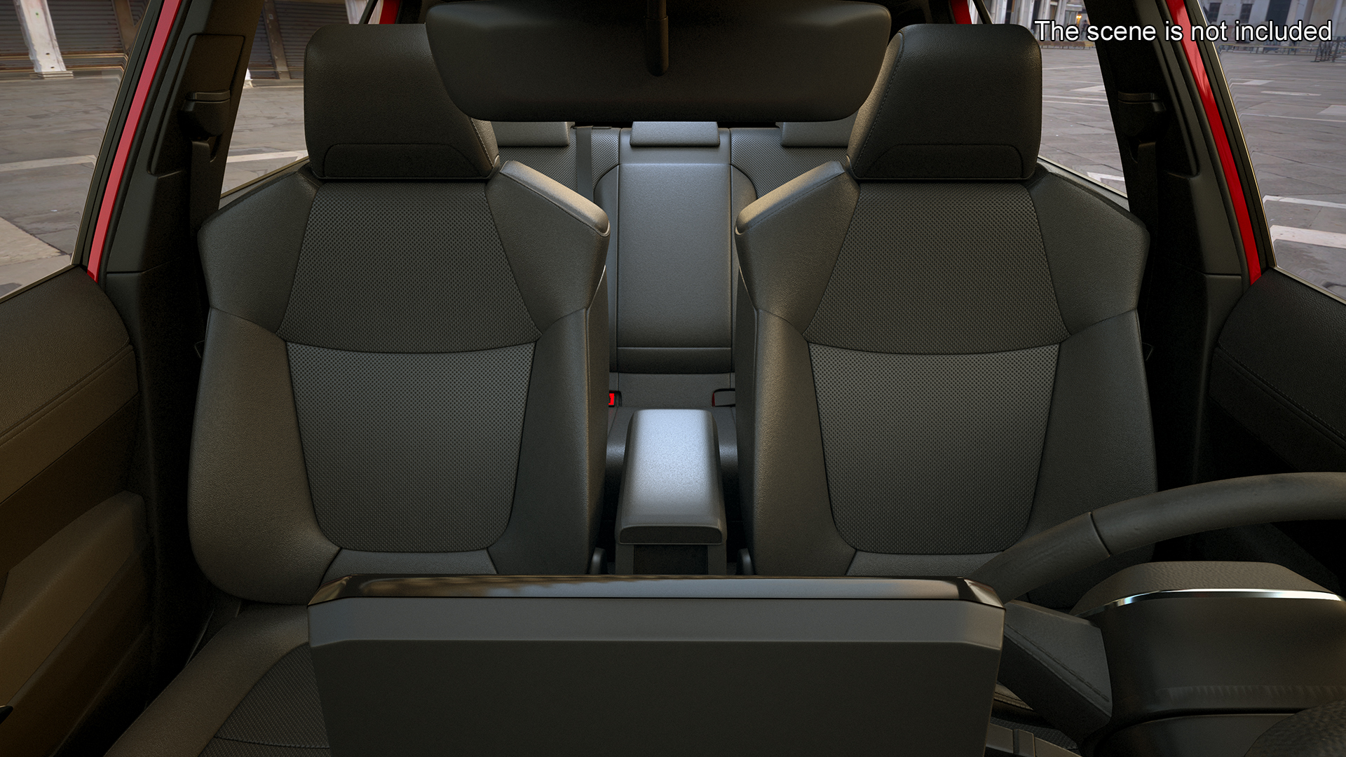 3D model Toyota Corolla Cross 2023 Red Color