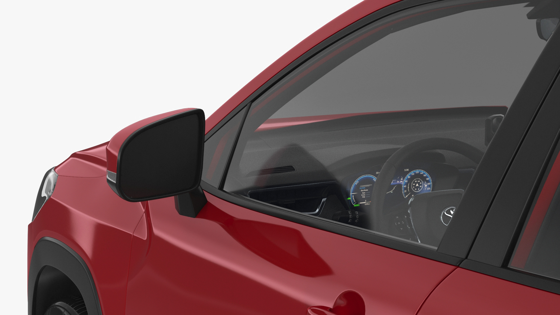 3D model Toyota Corolla Cross 2023 Red Color