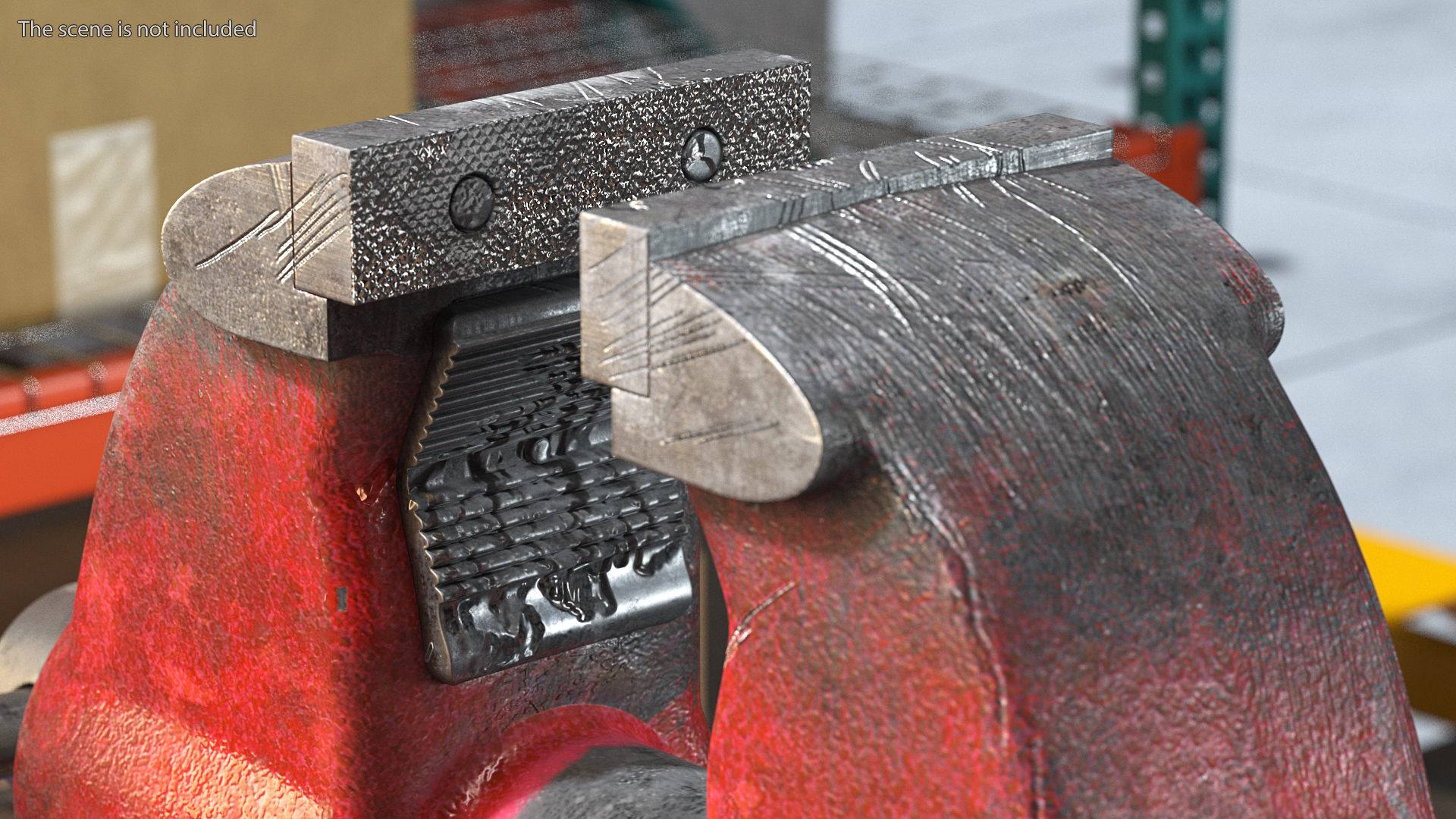 Multipurpose Pipe Bench Vise Dusty 3D model