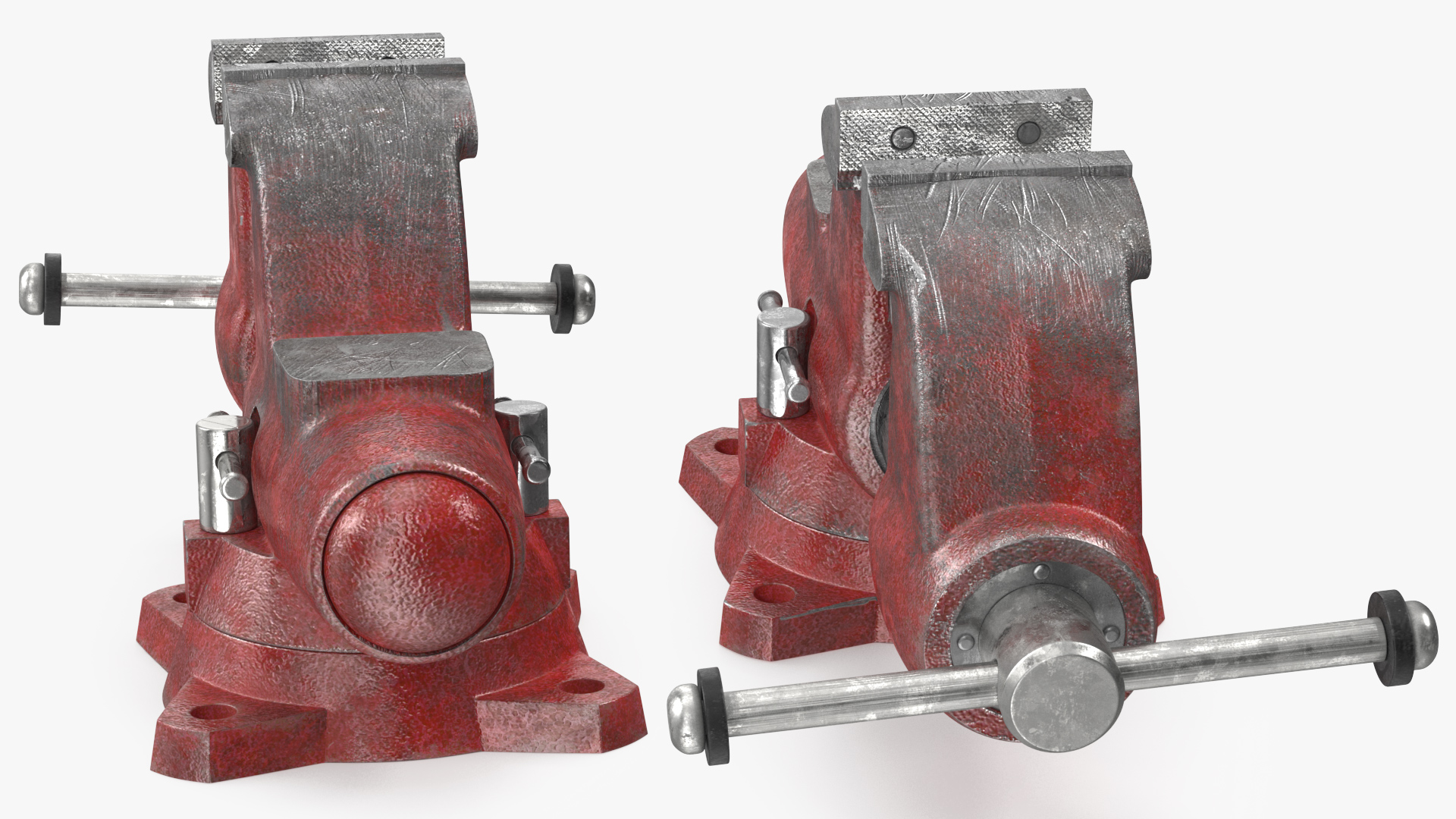 Multipurpose Pipe Bench Vise Dusty 3D model