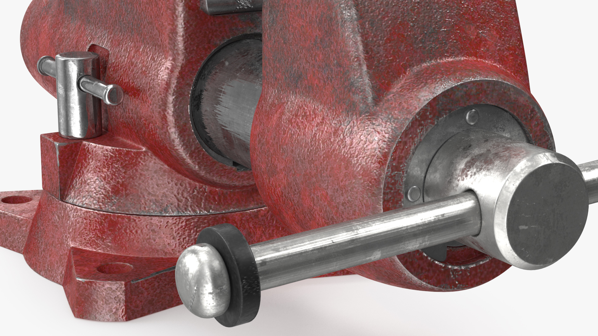 Multipurpose Pipe Bench Vise Dusty 3D model