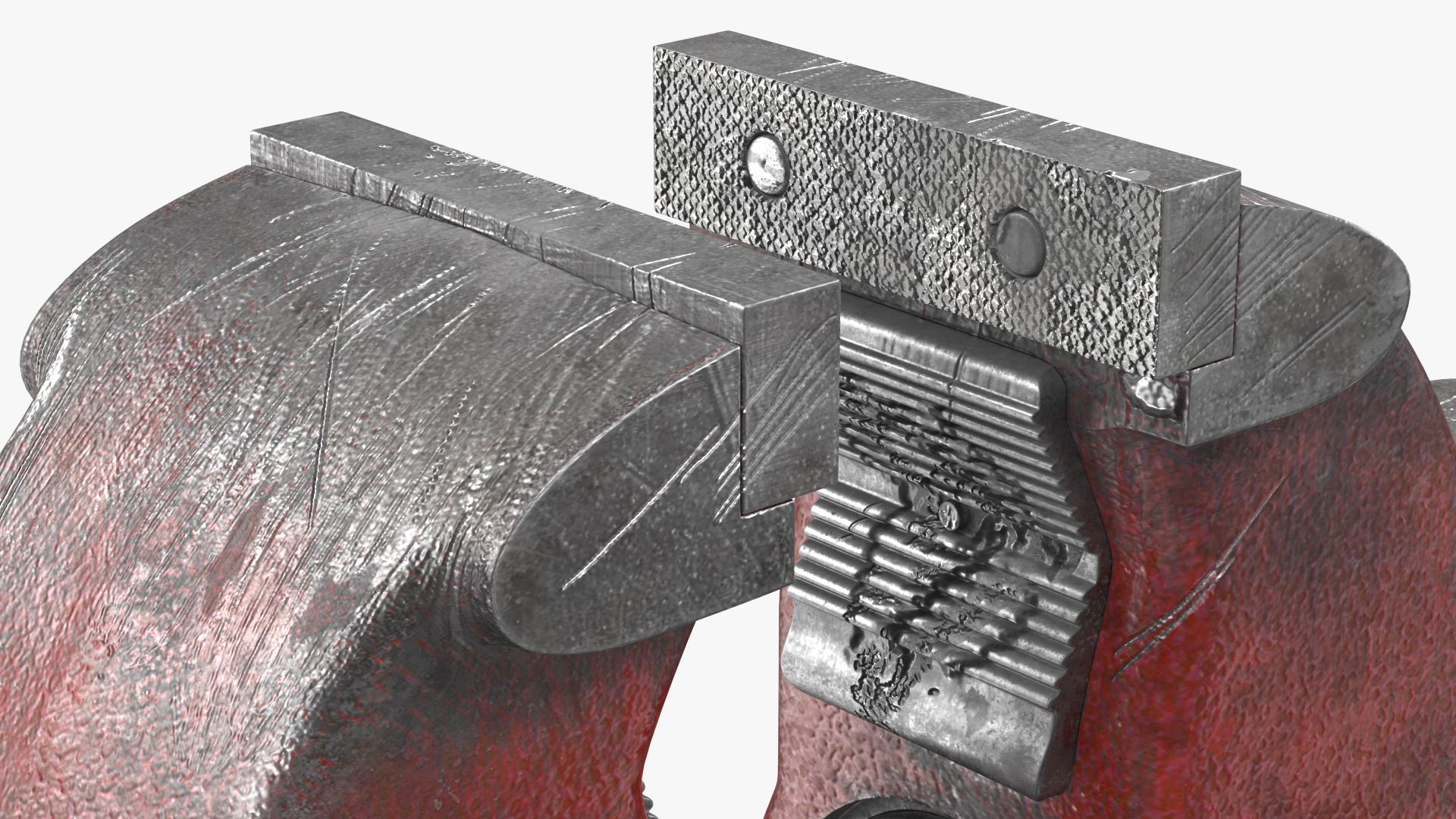 Multipurpose Pipe Bench Vise Dusty 3D model