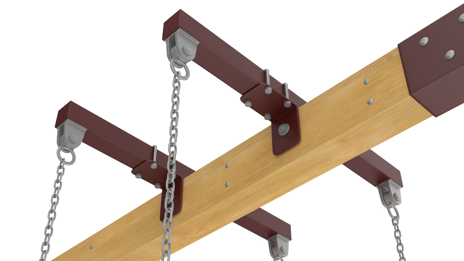Baby Girl on Swing Fur Rigged 3D model