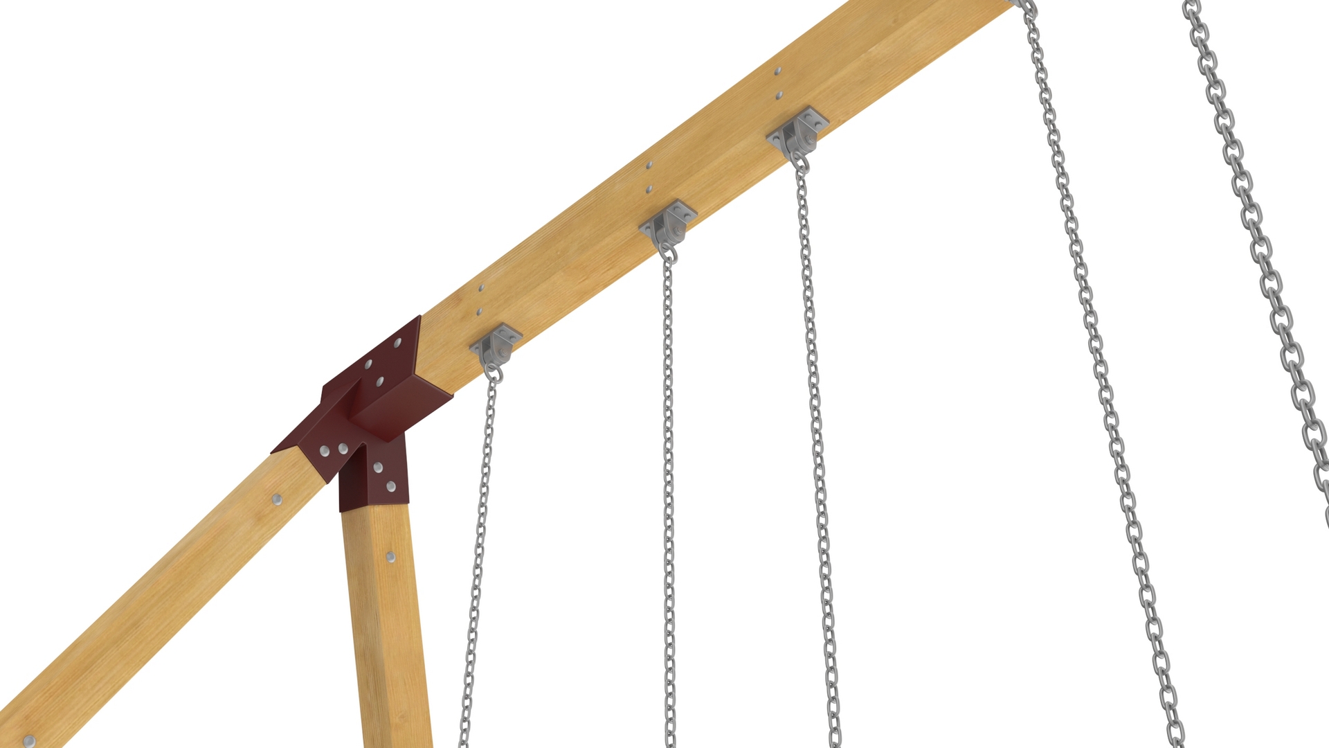Baby Girl on Swing Fur Rigged 3D model