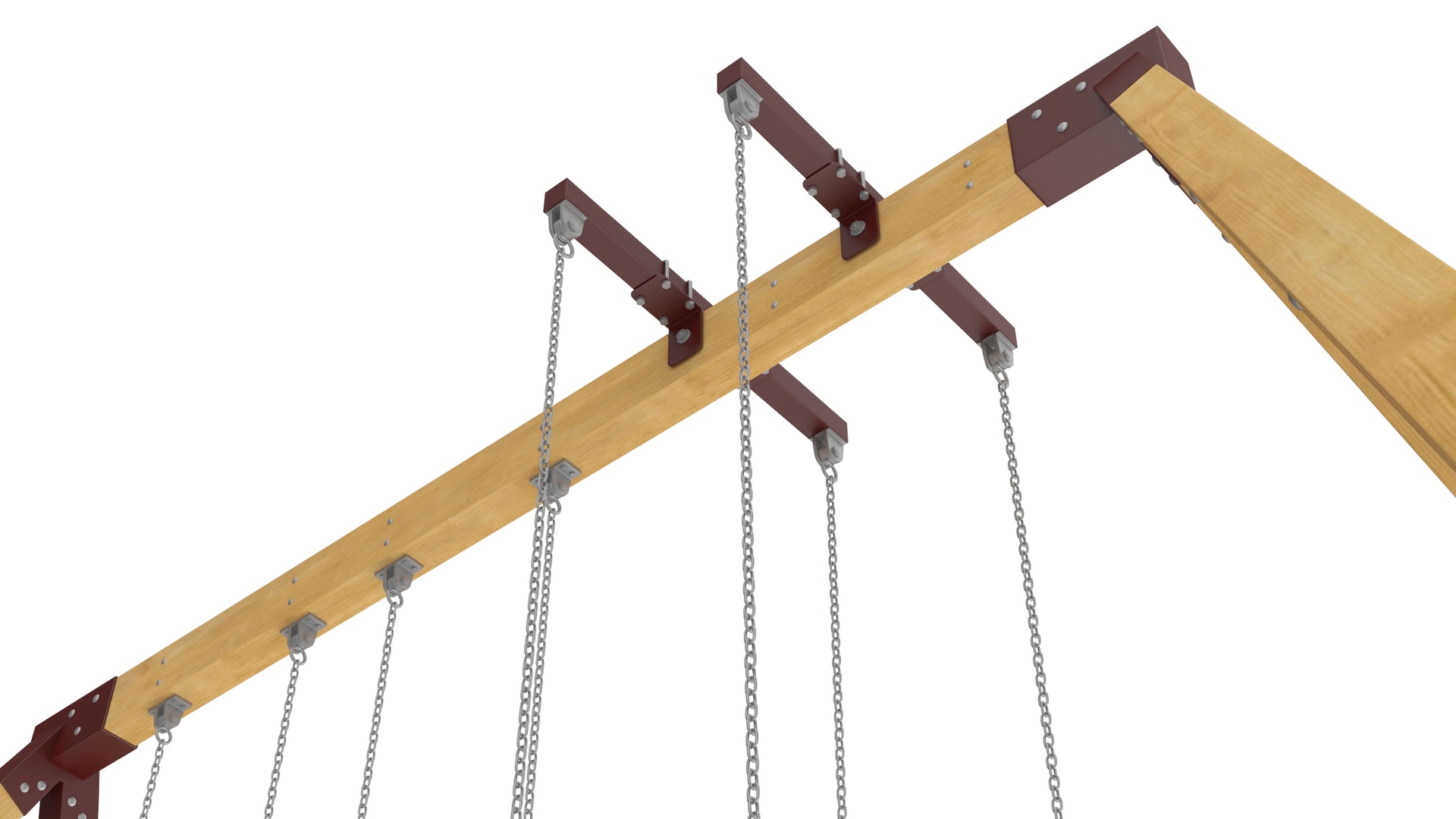 Baby Girl on Swing Fur Rigged 3D model