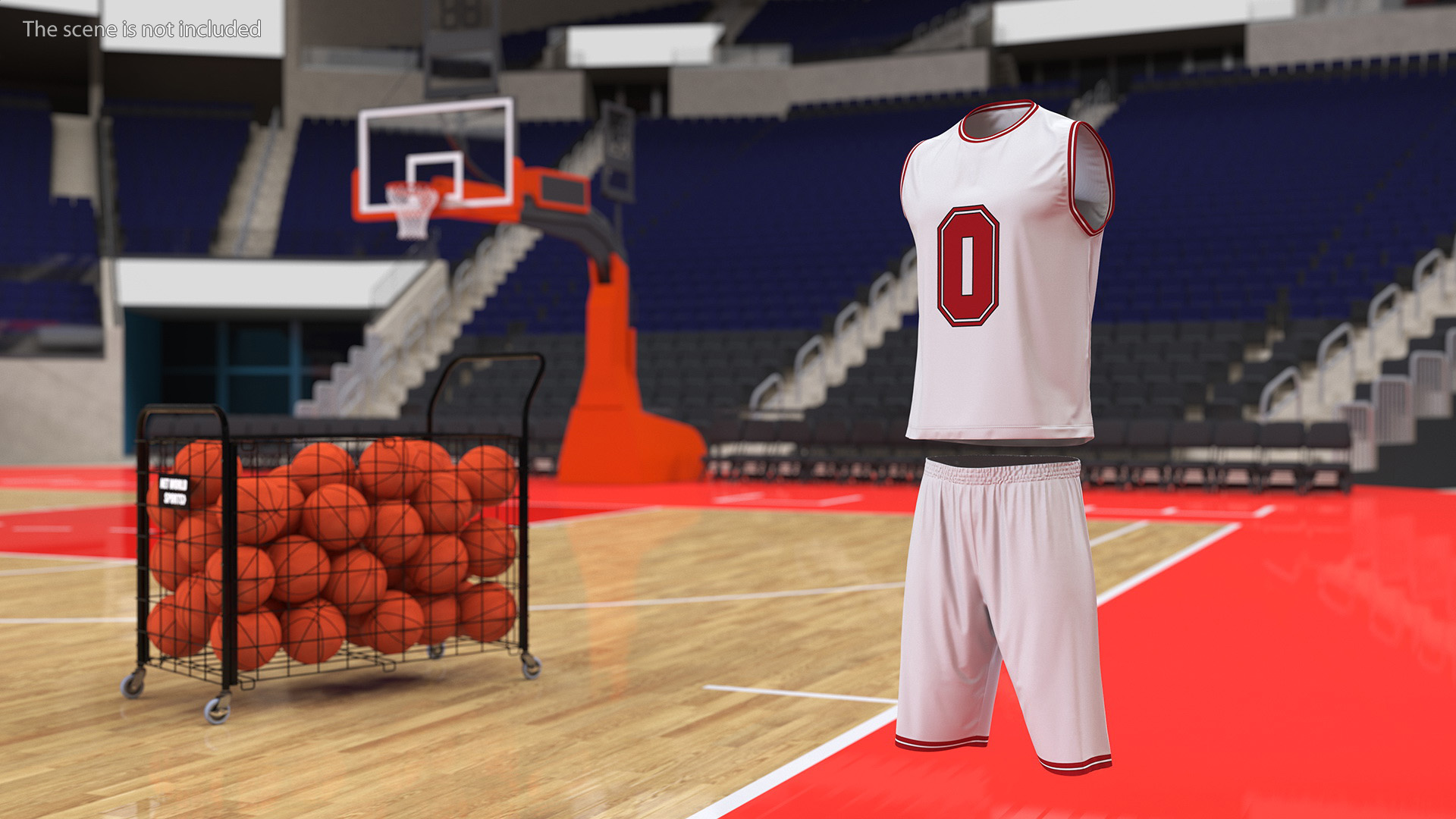 Basketball Jersey and Shorts Sportswear 3D model
