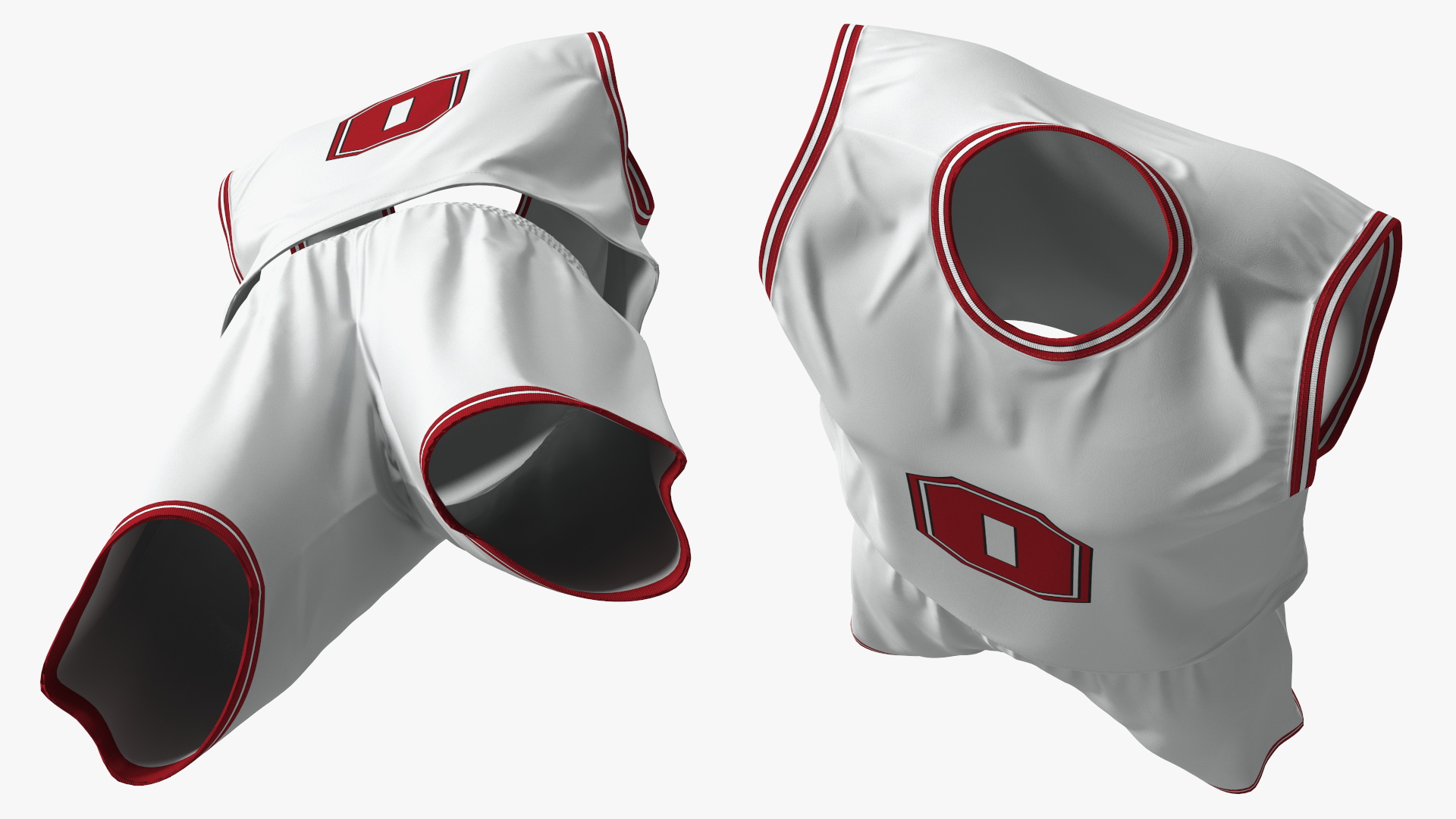 Basketball Jersey and Shorts Sportswear 3D model