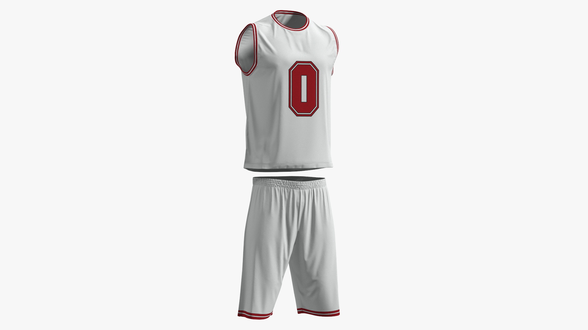 Basketball Jersey and Shorts Sportswear 3D model