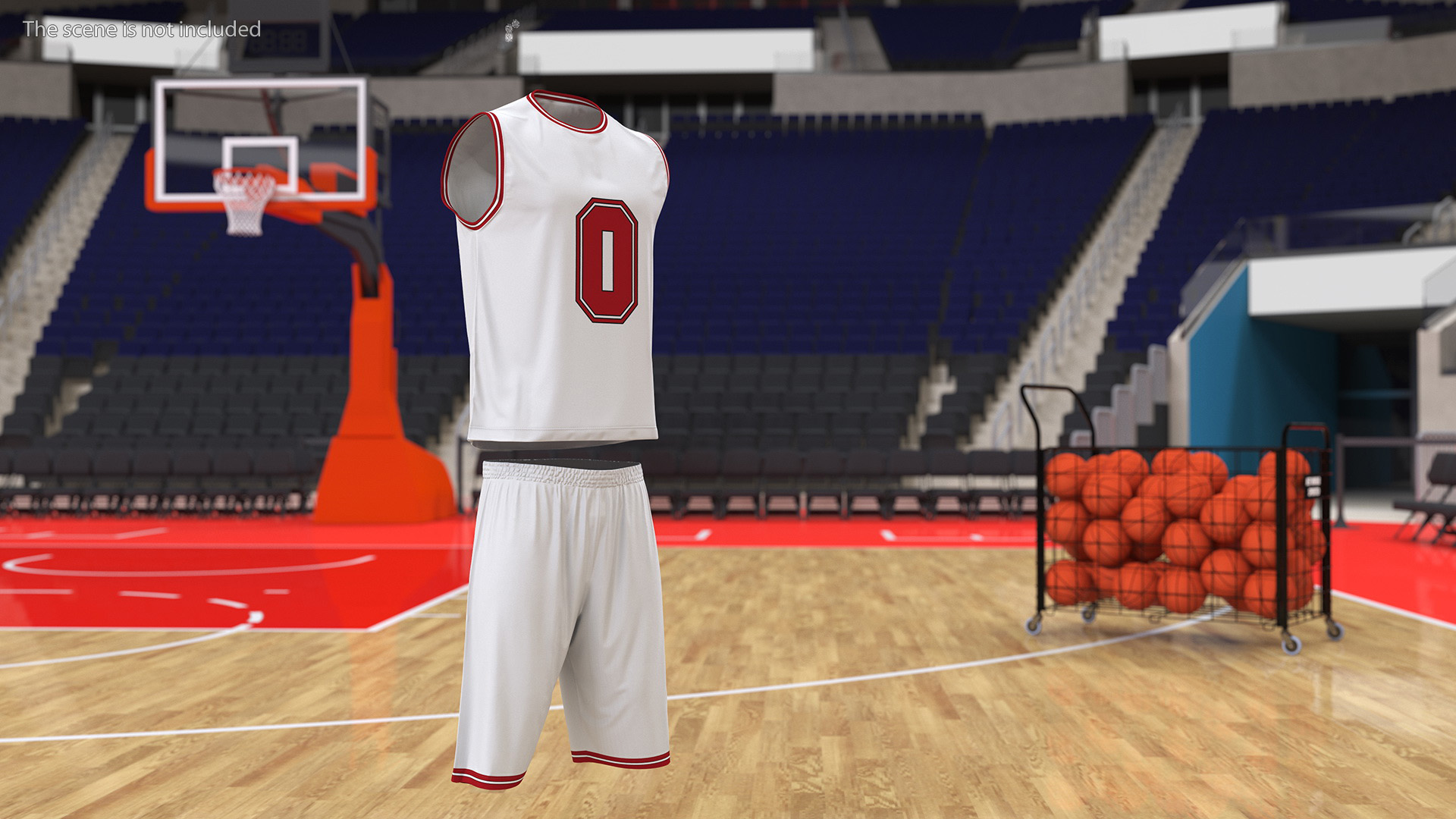 Basketball Jersey and Shorts Sportswear 3D model