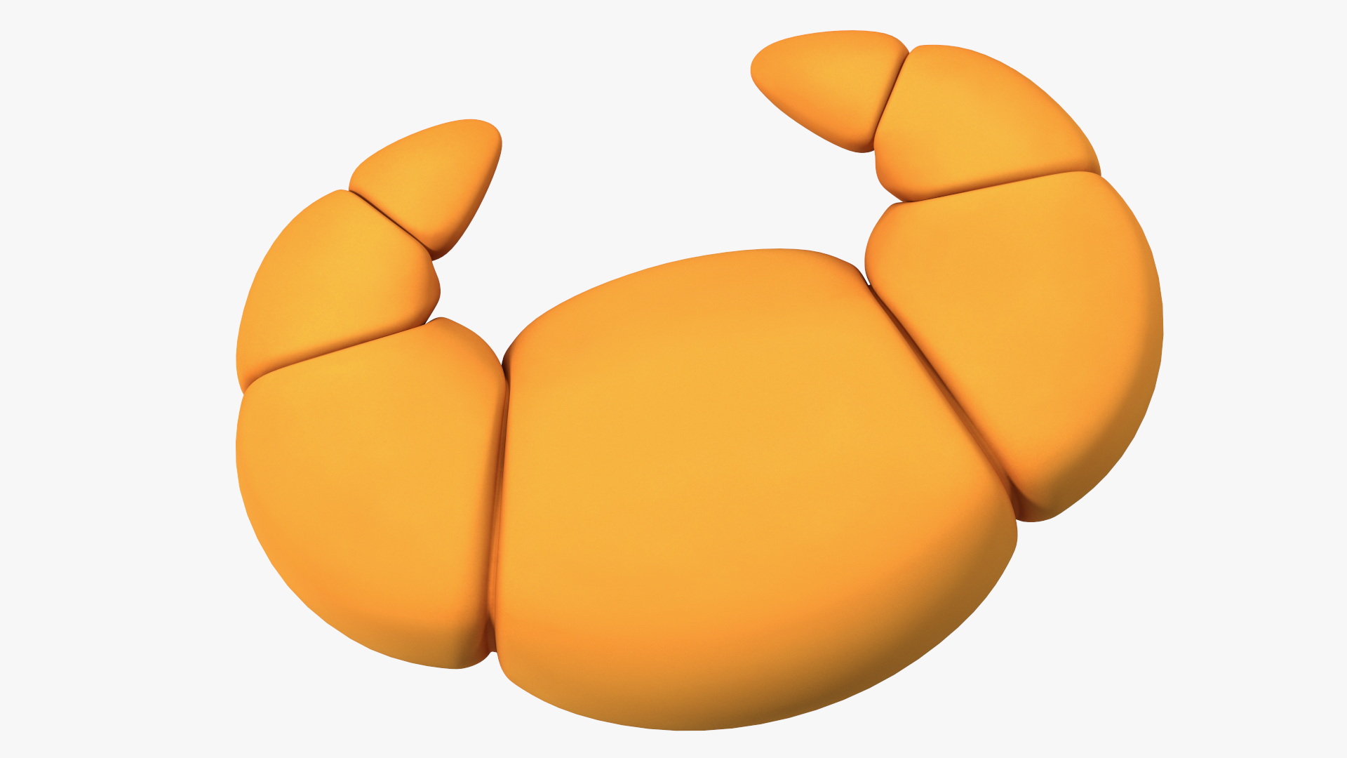 Cartoon Croissant 3D