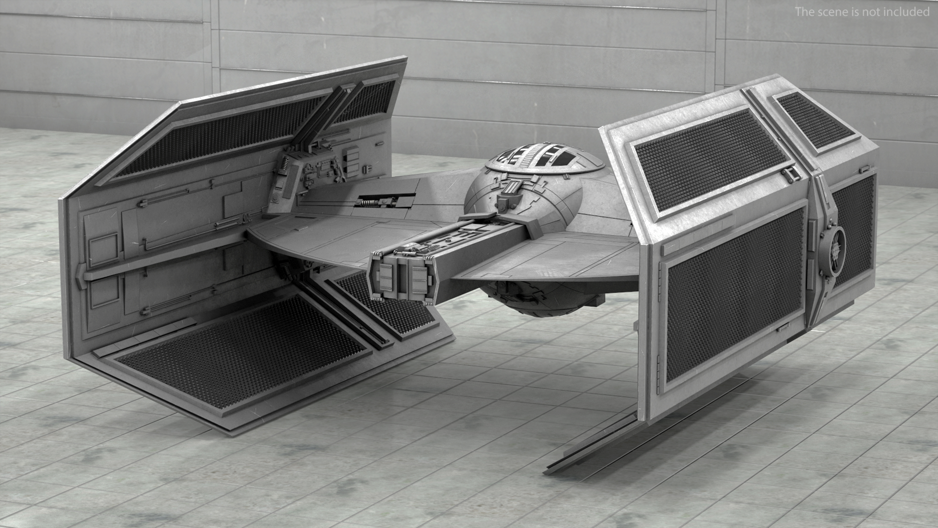 3D model Star Wars Tie Fighter Advanced