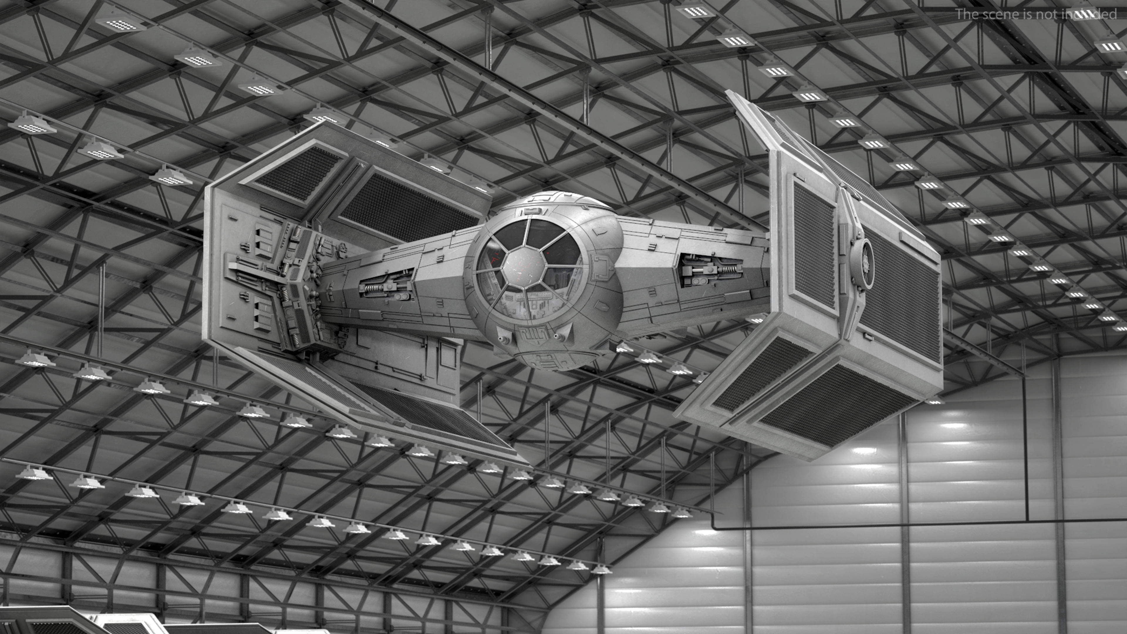 3D model Star Wars Tie Fighter Advanced