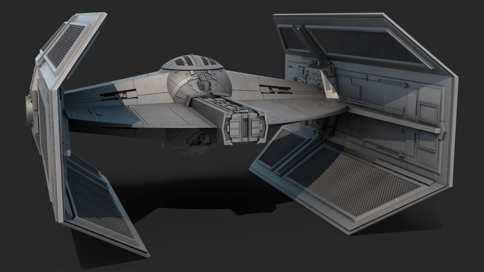 3D model Star Wars Tie Fighter Advanced