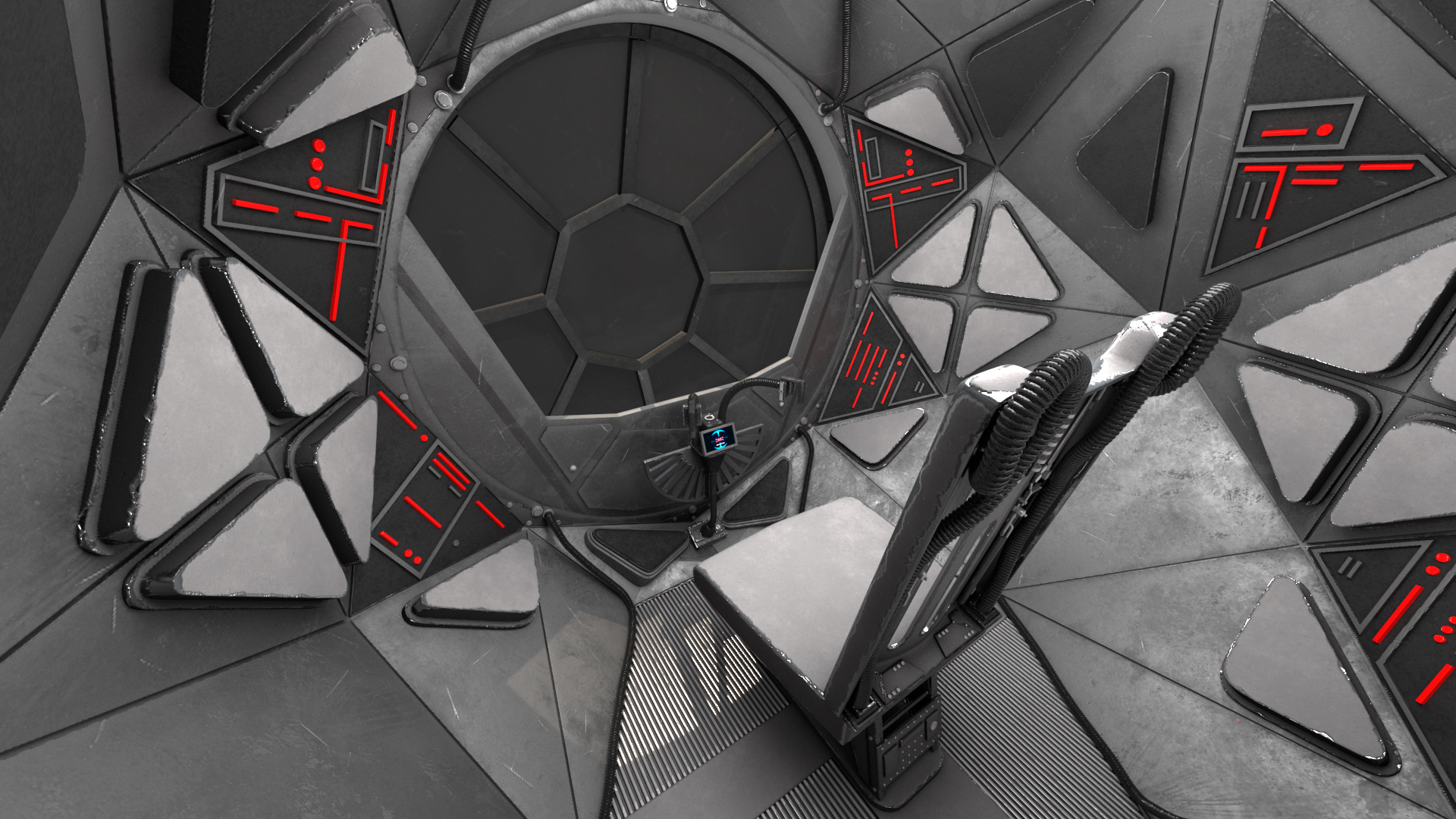 3D model Star Wars Tie Fighter Advanced