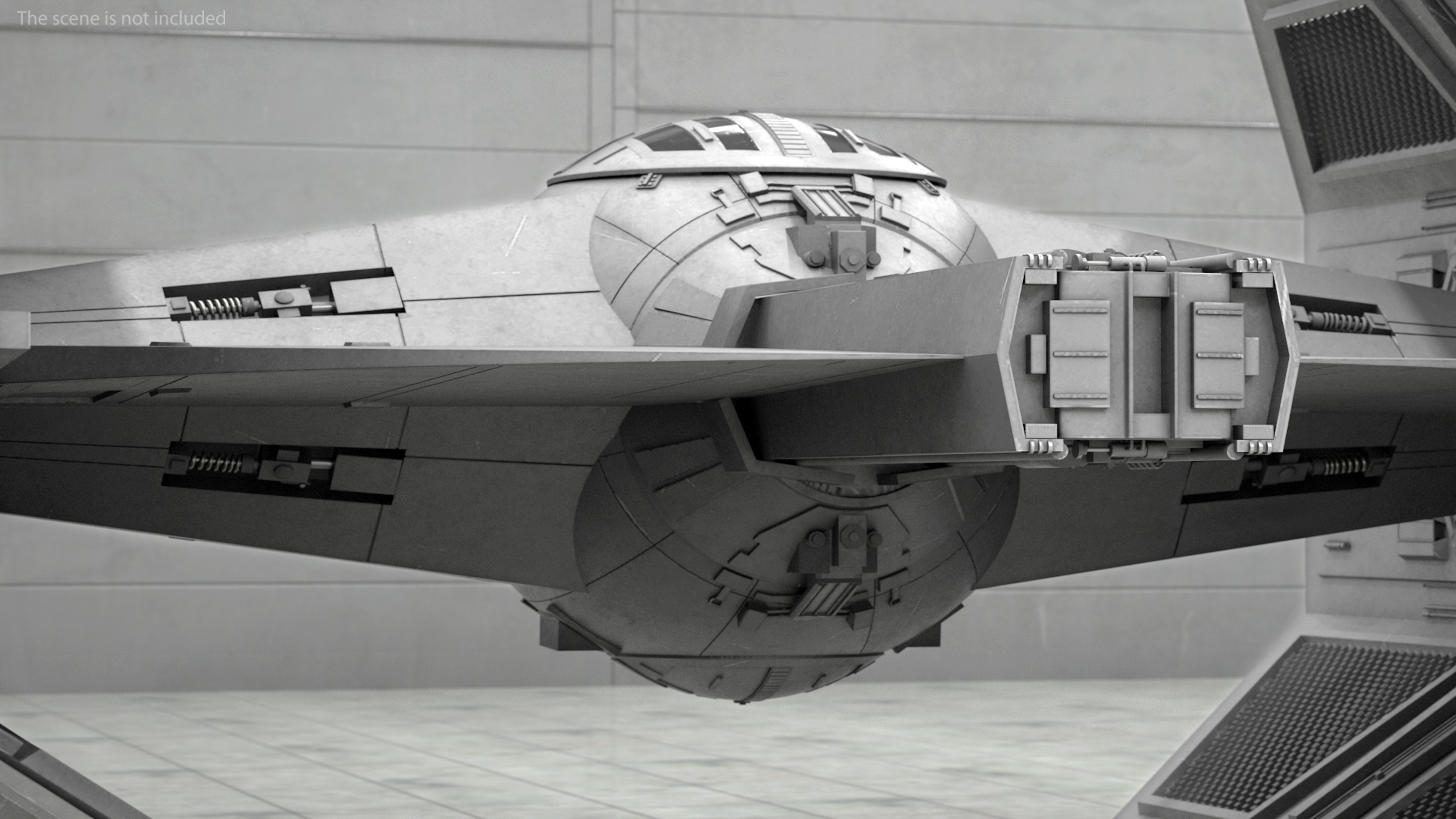 3D model Star Wars Tie Fighter Advanced