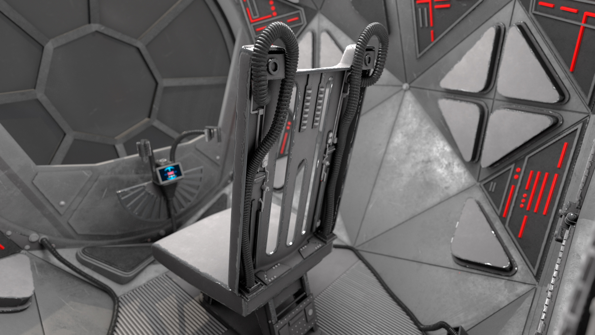 3D model Star Wars Tie Fighter Advanced
