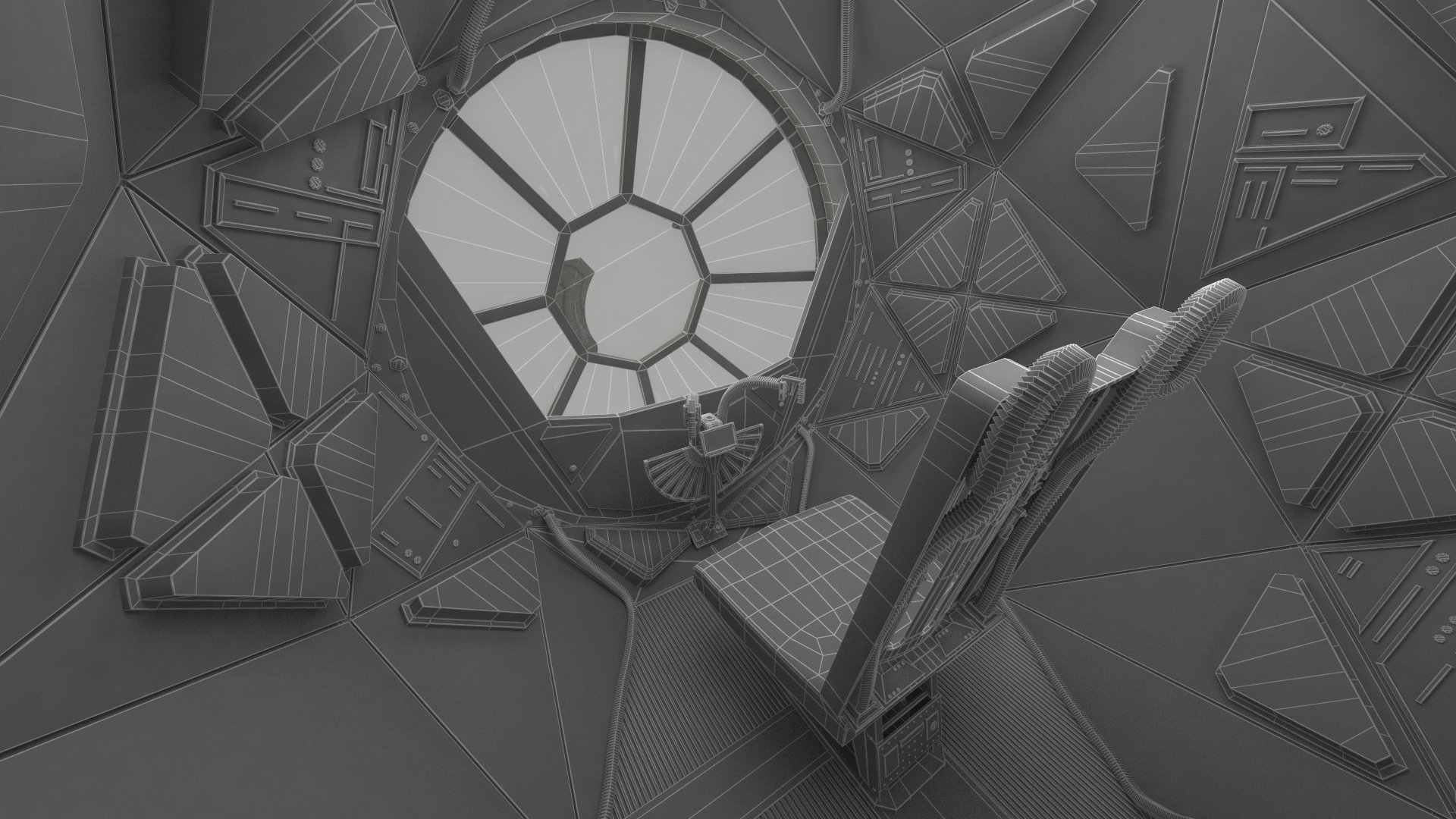 3D model Star Wars Tie Fighter Advanced