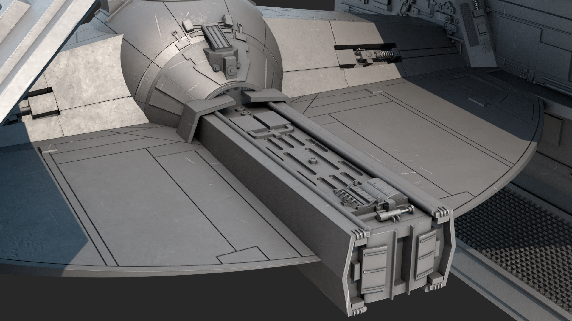 3D model Star Wars Tie Fighter Advanced