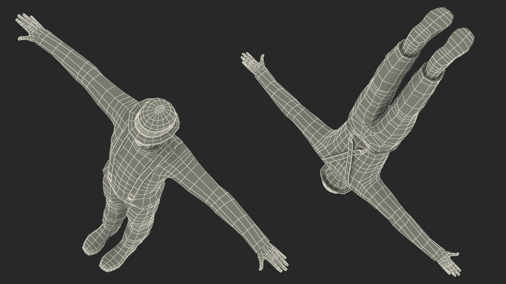 3D model Fashionable Chinese Man T-Pose
