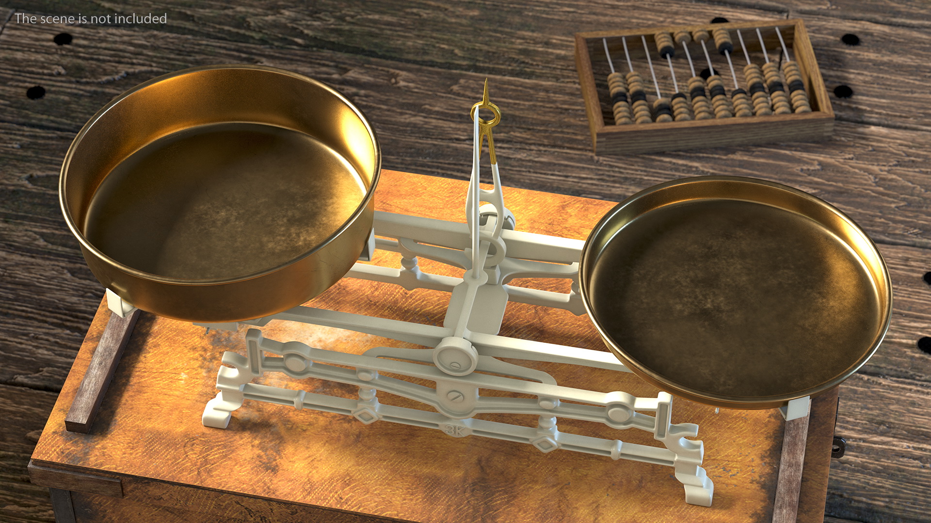 Vintage Kitchen Balance Scale 3D model