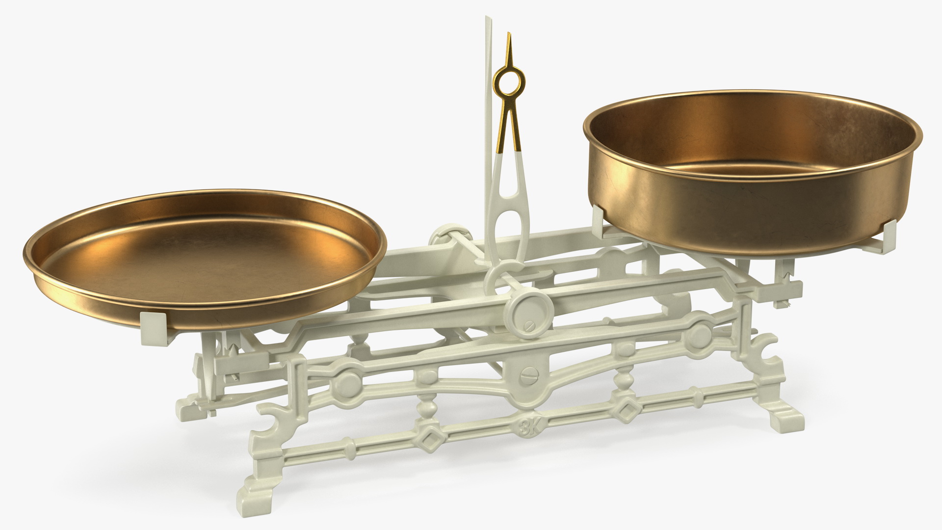 Vintage Kitchen Balance Scale 3D model