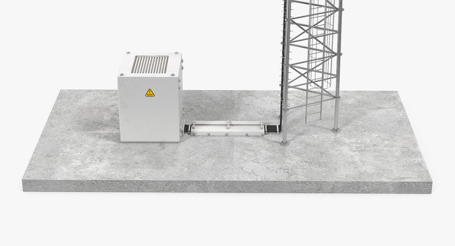 3D Cellular Tower Site 3